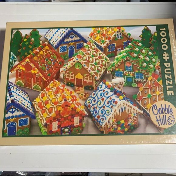 Cobble Hill Gingerbread House Puzzle Winter Christmas NWT Sealed - Picture 1 of 6